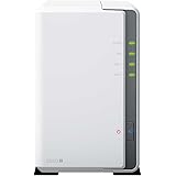 Synology DS223J NAS desktop a 2 alloggiamenti, bianco