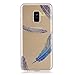 Produktbild Samsung Galaxy A8 2018 Hülle,Samsung Galaxy A8 2018 Schutzhülle Silikon Case,Roreikes Sehr Transparent Ultra Slim TPU Cover Tasche Drucken Blume Case Etui Cartoon Malerei Durchsichtige Rückschale und Stoßdämpfend Schutz Schale Bumper HandyHülle Tasche Cover für Samsung Galaxy A8 2018