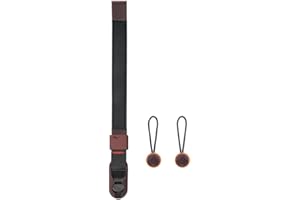 Peak Design Dragonne de poignet pour appareil photo reflex numérique, appareil photo compact et point-and-shoot, profil bas, libération et connexion rapides, capacité de 90,7 kg, sangles pour