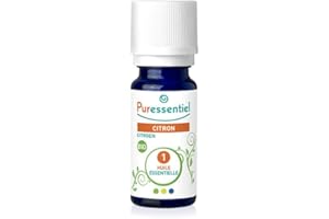Puressentiel - Olio Essenziale di Limone - 100% Puro e Naturale - OEBBD (Olio Essenziale Botanicamente e Biochimicamente Definito) - Proveniente de Agricoltura Biologica - Vegan e Cruelty Free - 10 ml