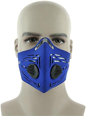 City Anti Pollution Dust Mask With Activated Carbon Air Filter &amp; Adjustable Strap for Outdoor Cycling Running (Design 4)