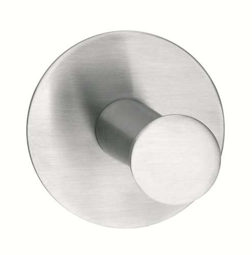 tesa Premium-Haken, selbstklebend, hält bis zu 6kg, rund, Edelstahl - 2