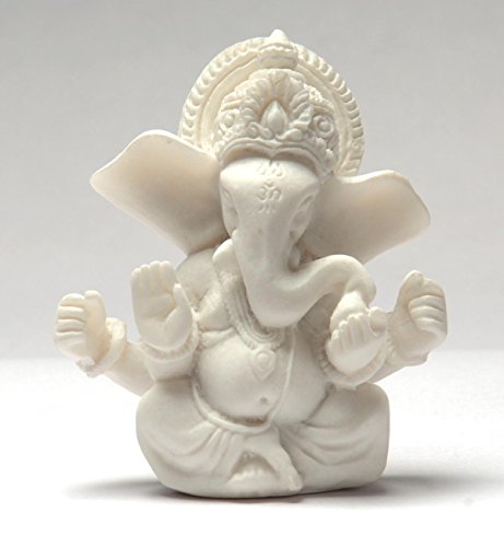 celebrationgift White Marble Ganesh Showpiece