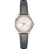 Guess Damen Analog Quarz Uhr mit Leder Armband W0648L2