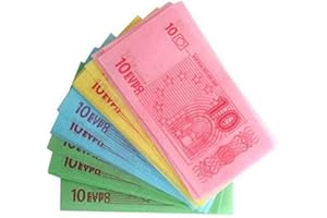 Billets de Banque de 10 euros à manger (Lot économique de 40 billet