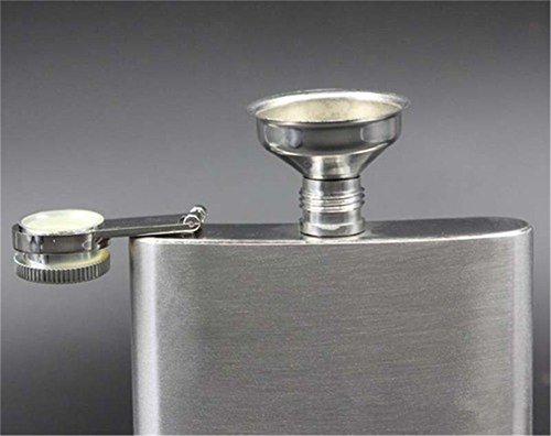 Interesting® 2Stk Mini Edelstahl Flasche Füllen Trichter – ideal für kleine Container - 2