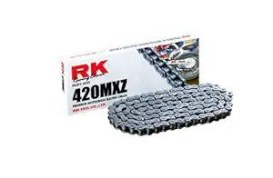 RK Racing Chain 420MXZ-84 Steel 84-Links Heavy Duty Chain with Connecting Link