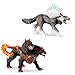 Produktbild Eldrador Schleich 42451 Höllenhund + 42452 Schneewolf