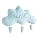 Produktbild happy event Wolke Regen Tropfen Kissen Kinder Heimtextilien Kamera Requisiten (Himmelblau)