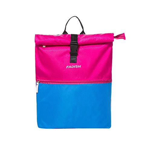PREOQ la Sec Humide portatif étanches séparés Cordon Sac Sac Sac de Gym, activités de Plein air Sports Piscine Plage Sacs de Stockage pour Adultes et Enfants (Rouge et Bleu)