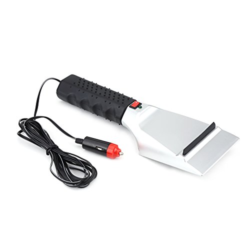 Preisvergleich Produktbild Qiilu 12V Zigarettenanzünder Schneeschaufel Elektrisch Beheizte Eisschaber Auto Windschutzscheibe Schaufel Universal