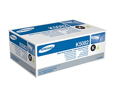 Samsung CLT-K5082S/ELS Original Toner (Kompatibel mit: CLP-620/CLP-670/CLX-6220/CLX-6250 Series) schwarz