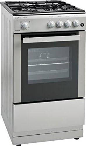 Statesman Freestanding Single Cavity Gas Cooker Oven &amp; Grill 50cm | Silver