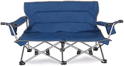 Huifang Frame Tents QFFL zhangpeng Folding Chair Backrest Couple Chair Outdoor Leisure Barbecue Chair Portable Chair 2 Color Optional Tunnel Tents (Color : A)
