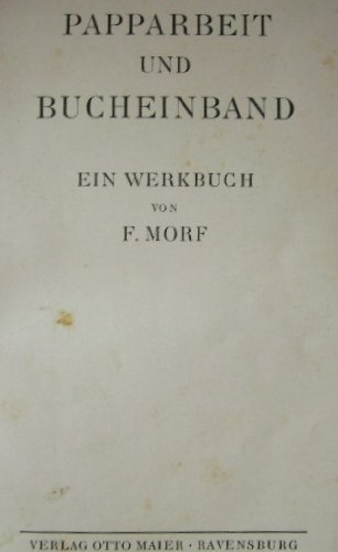 Papparbeit und Bucheinband