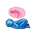 Produktbild Mystery&Melody 3D-reizende Baby-Form-Silikon-Form-Fondant-Kuchen-Schokoladen-Backen-Form Silikon Formen