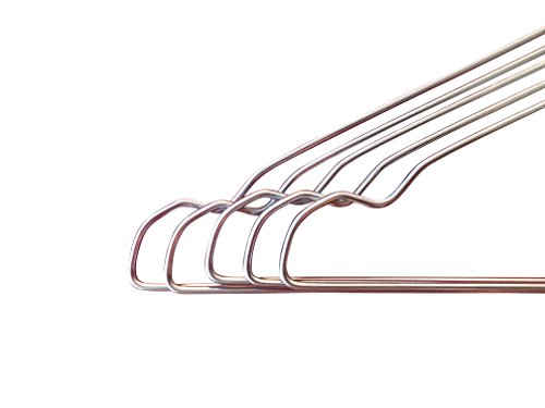25 Drahtbügel – für HEMDEN UND BLUSEN – von KleinesKaufhaus24 – Top Qualität – Hochwertig verzinkter Stahl – Materialstärke 2,0 mm - 2