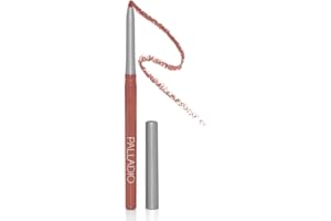 Palladio Retractable Waterproof Lip Liner High Pigmented and Creamy Color Slim Twist Up Smudge Proof Formula with Long Lasting All Day Wear No Sharpener Required, Sand
