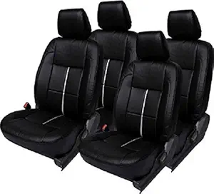 Khushal Leatherite Car Seat Covers Designer Front and Back Seat Cover Set for Renault Kwid