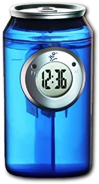 H20 Can Clock - LCD clock powered by water - Blue