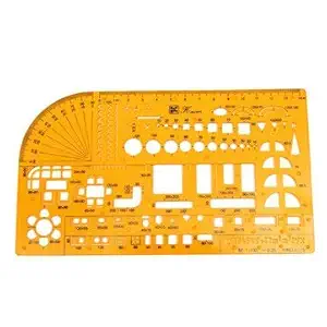 3NH Ruler Universal Furniture Construction Architect Template Scale 1:100 (Imported Item)30159
