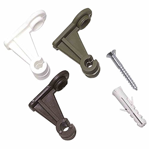 Wandbefestigung 573350 weiß für Spaliere, mit SB-Reiter - 2