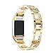 Price comparison product image Toamen For Fitbit charge 2 Band, Stainless Steel Watch Band Wrist strap For Fitbit charge 2 Smart Watch (Gold)