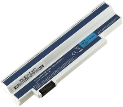 Enhanced 5200 mAh 10.8 V Laptop Battery for ACER ASPIRE ONE 532H-2742, 532h-2789, 532h-2806, 532h-2807, 532h-2825, 532h-2938, 532h-2942, 532h-2962, 532h-2964, 532h-2997, 532h-2Bb, 532h-2Bb _ XP316