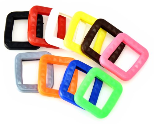 Preisvergleich Produktbild van den Heuvel Schlüsselkennring für BKS-Schlüssel bunt gemsicht (100 Stück)