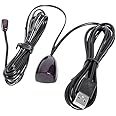 Electvision Infrared Remote Extender Blaster Receiver Emitter Repeater System Kit, IR Extender for Audio, TV, Set top Box and Other IR Infrared Remote Control Devices, 1.5 Meter