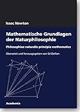 Image de Mathematische Grundlagen der Naturphilosophie. 4. Auflage: Philosophiae naturalis principia mathemat