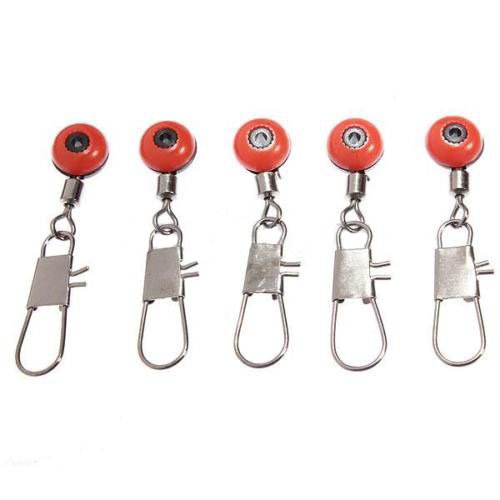 TOOGOO(R) 100X Schnelle Perlen Laufwirbel Wirbel Sicherheitskarabiner Posen Adapter Neu - 2