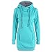 Produktbild Hoodies Sweatshirt, Hansee Mode Frauen Lose Pullover T-shirt Langarm Bluse Hoodies (Himmelblau, Asian Size XL)