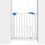 Kidiz® Türschutzgitter ✓ Absperrgitter ✓ Treppengitter ✓ Kindergitter | Gitter Haustier | Farbe: Weiss | Größe: 74 – 87 cm - 2