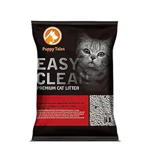 Puppy Tales Fresh Scented Easy Clean Bentonite Cat Litter Sand (Rose) 10 LTR - 8 KG