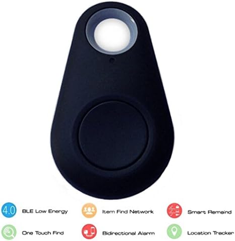 ESupFly Bluetooth Anti-Lost Keyfinder Sucher Finder Alarm Reminder Tracker Car Child Wallet Pets Key Finder GPS Tracker for IOS Apple iPhone iPad Android Smartphone Pad (Black)