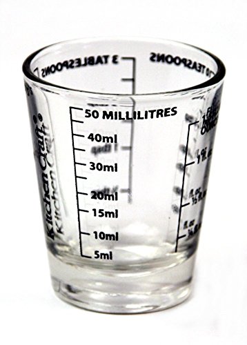 Kitchen Craft 50 ml Glass Mini Measures 1 Stück