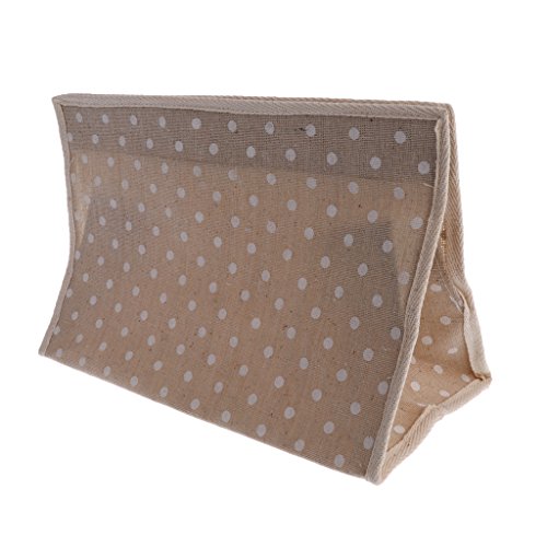 Preisvergleich Produktbild MagiDeal Toilettenpapier Aufbewahrung Toilettenpapierhalter aus Baumwolle – auch als Aufbewahrungskorb für Handtücher und Zeitungen - Beige 2, 16 x 22,5 x 25 cm