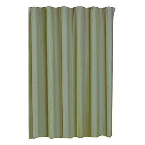 MSV 141286 - Cortina de ducha, color marrón, 180 x 200 cm