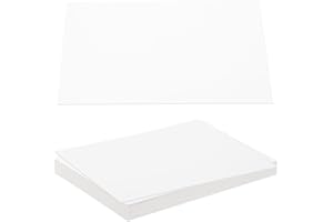 PATIKIL 7x5x0.06" Spanplattensheets, 10 Stück 60PT Dickes Buchbinderplatte Stabiles Buchbindematerial für Buchumschlag, Weiß