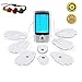 Produktbild [Neue Version 2017]  Havenfly  TENS Gerät handheld Körper Massagegeräte, Eletronic-Puls-Impuls-Massagegerät, wieder Elektrotherapie Pain Relief System Portable digitale Physiotherapie Maschine Gerät