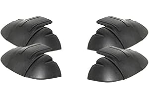 Green Valley 1251631 Tappi per Barre, Plastica, Nero