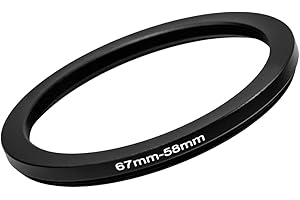 Generic 67mm to 58mm Step-Down Ring Filter adapter (67mm-58mm) Camera Filter Ring for 58mm UV ND CPL Filter (MPIXO)