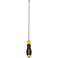 STANLEY STMT60830-8 Cushion Grip Slotted Standard Screwdriver 6.5 mm x 250 mm Black and Yellow
