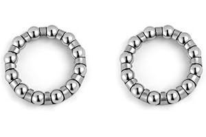 Juscycling Ball Bearing Retainer Cage for BMX Bottom Bracket Service, 5/16” X 12 Balls, Carbon Steel, Pack of 2