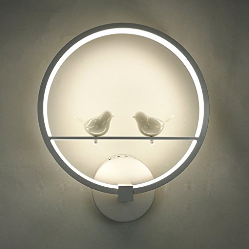 Preisvergleich Produktbild Wandleuchte Wandmontiert LED Moderne minimalistische Gang Treppenhaus Hintergrund Schlafzimmer Wohnzimmer Nachttisch Vogel Beleuchtung (Farbe : Three-tone light)