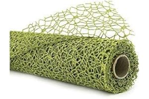 Publilancio SRL Rete Spider Polycotton Verde Muschio 50 cm x 5 Yards 4,60 Metri