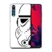 Price comparison product image Stuff4 Phone Case for Huawei P20 Pro Assault Trooper Helmet Stormtrooper Design Transparent Slim Hard Cover