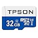 Produktbild TPSON 32GB Micro SD Karte, Micro SDHC Speicherkarte Class 10 UHS-1 für Smartphone, Tablet und Kamera mit SD Adapter (32GB, Blau)