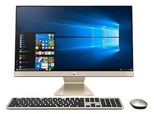 ASUS AIO M241, 23.8-inch (60.45 cms) FHD, Dual Core AMD Ryzen33250U, All-in-One Desktop (4GB/1TB HDD/Windows 10/Integrated Graphics/with Wireless Keyboard & Mouse/Black/5.4 Kg), M241DAK-BA158T